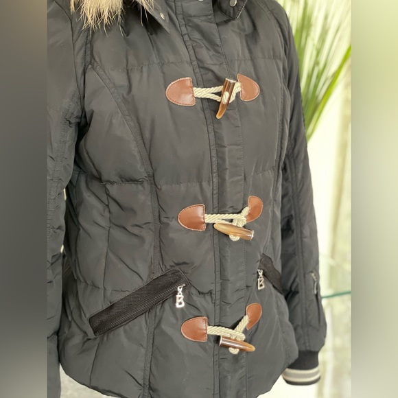 SOLD!!!Bogner Down Ski Fur Trim Jacket 10 / 40 - Picture 3 of 13